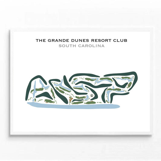 Grande Dunes Resort Club, South Carolina - Printed Golf Courses
