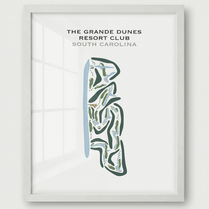 The Grand Dunes Resort Club, South Carolina - Printed Golf Courses
