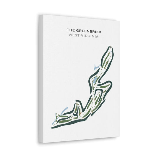 The Greenbrier, West Virginia - Printed Golf Courses