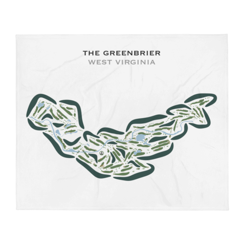 The Greenbrier, West Virginia - Printed Golf Courses