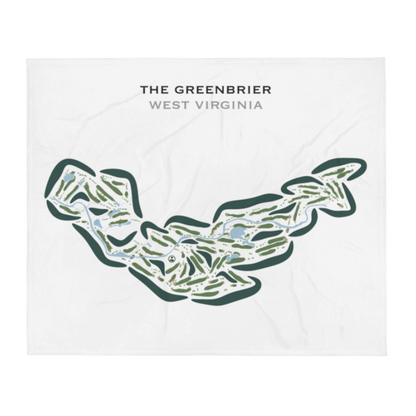 The Greenbrier, West Virginia - Printed Golf Courses