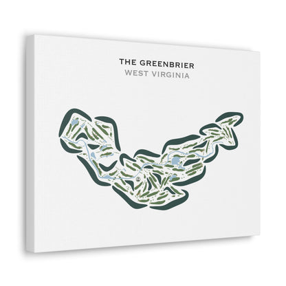 The Greenbrier, West Virginia - Printed Golf Courses