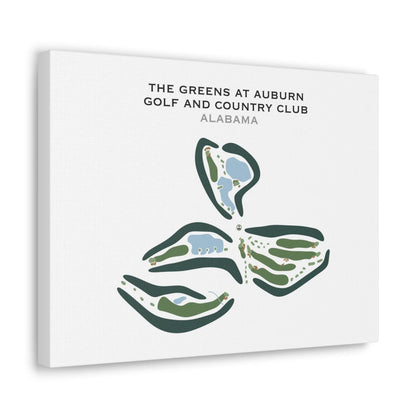 The Greens at Auburn Golf & Country Club, Alabama - Printed Golf Courses
