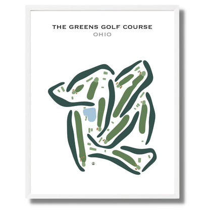 The Greens Golf Course, Ohio - Printed Golf Courses