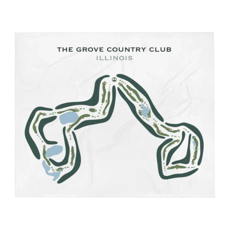 The Grove Country Club, Illinois - Printed Golf Courses
