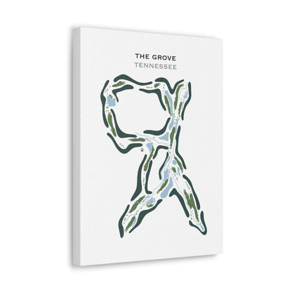 The Grove, Tennessee - Printed Golf Course