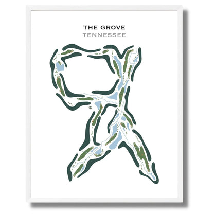 The Grove, Tennessee - Printed Golf Course