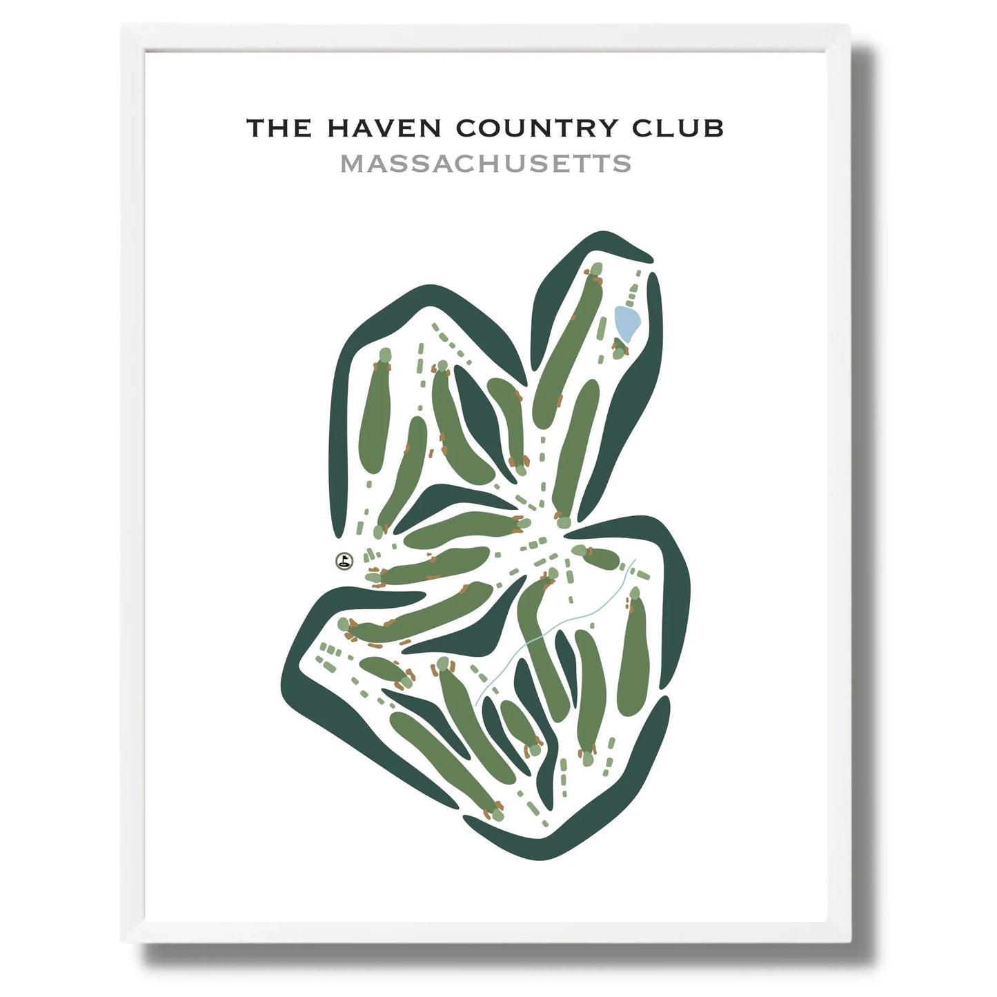 The Haven Country Club, Massachusetts - Printed Golf Courses