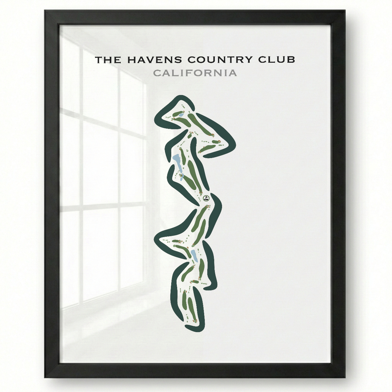 The Havens Country Club, California - Printed Golf Courses