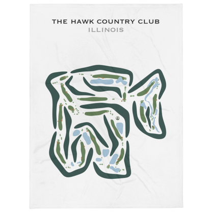 The Hawk Country Club, Illinois - Printed Golf Courses