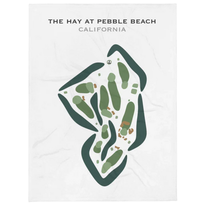The Hay at Pebble Beach, California - Printed Golf Courses