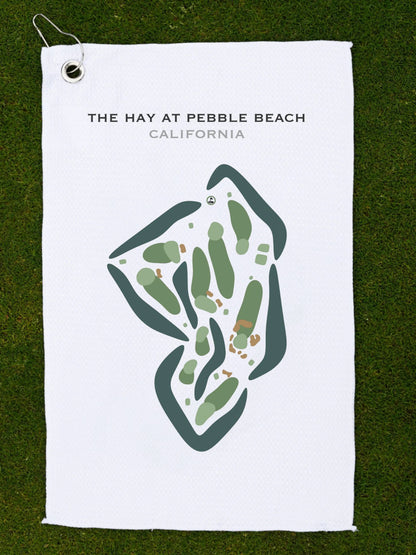 The Hay at Pebble Beach, California - Printed Golf Courses