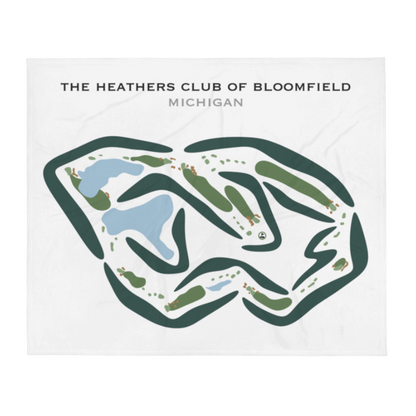 The Heathers Club of Bloomfield, Michigan - Printed Golf Courses