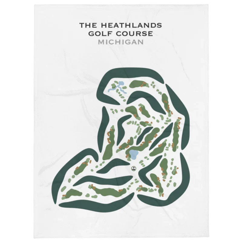 The Heathlands Golf Course, Michigan - Printed Golf Courses