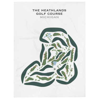 The Heathlands Golf Course, Michigan - Printed Golf Courses