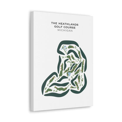 The Heathlands Golf Course, Michigan - Printed Golf Courses