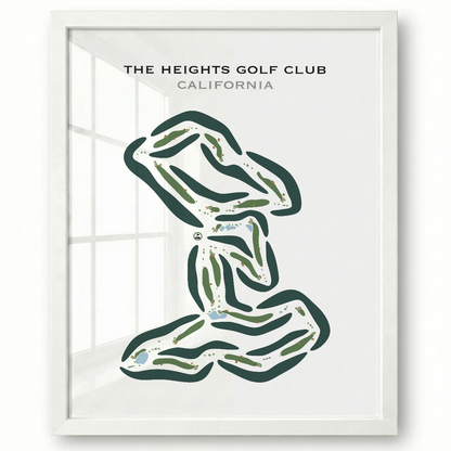 The Heights Golf Club, California - Printed Golf Courses