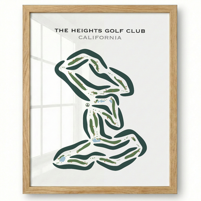 The Heights Golf Club, California - Printed Golf Courses