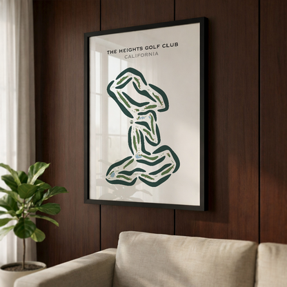 The Heights Golf Club, California - Printed Golf Courses