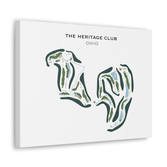 The Heritage Club, Ohio - Printed Golf Course