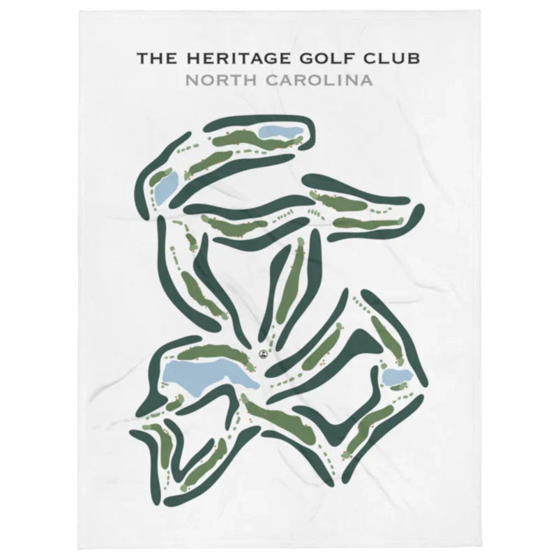 The Heritage Golf Club, North Carolina - Printed Golf Course