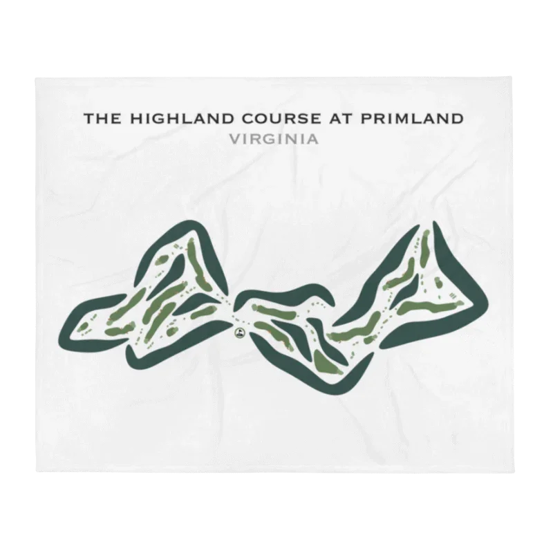 The Highland Course at Primland, Virginia - Printed Golf Courses