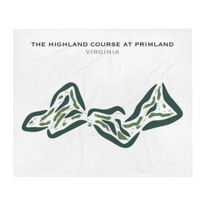 The Highland Course at Primland, Virginia - Printed Golf Courses