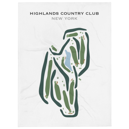 Highlands Country Club, Garrison, New York - Printed Golf Courses