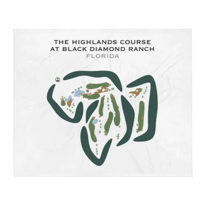 The Highlands Course at Black Diamond Ranch, Florida - Printed Golf Courses