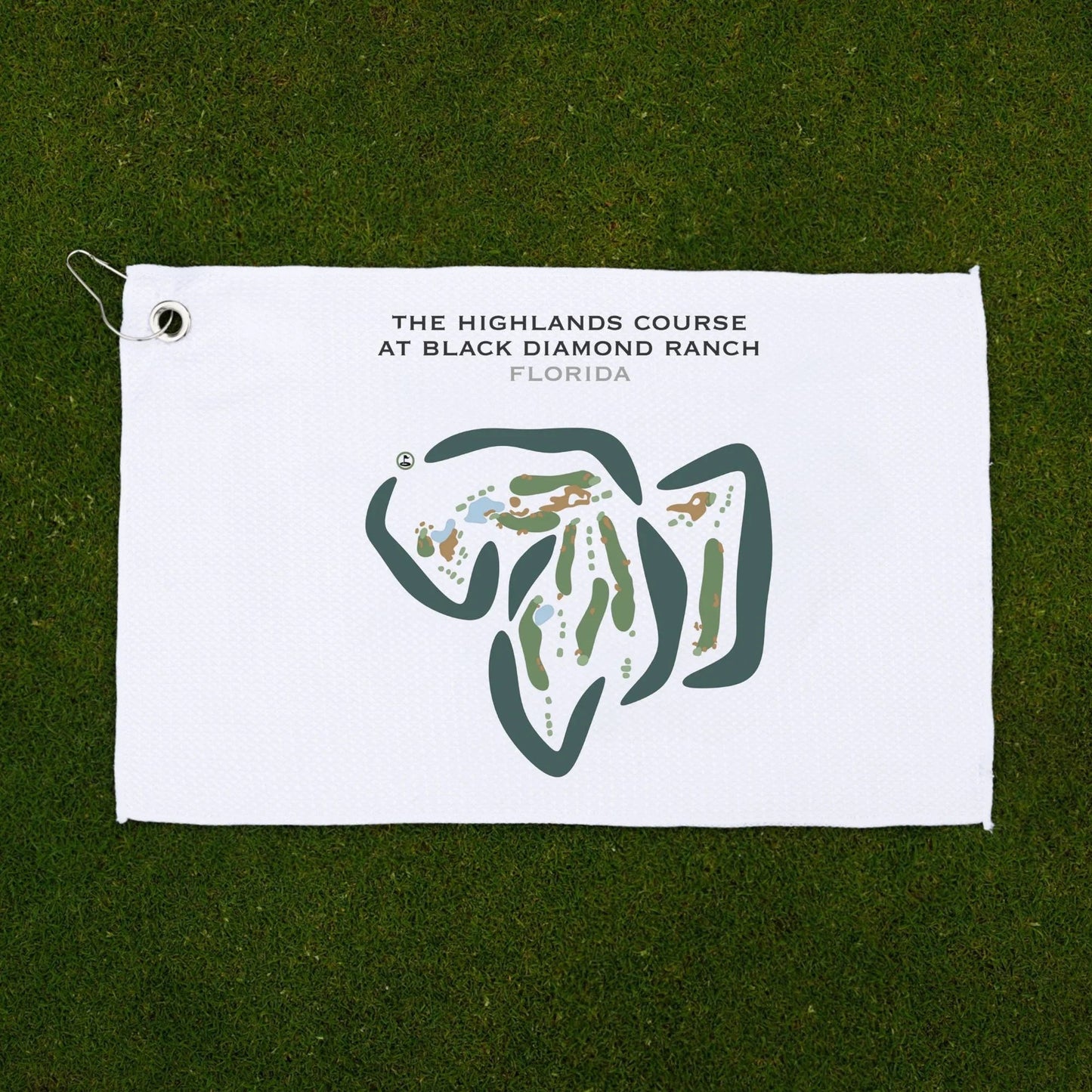 The Highlands Course at Black Diamond Ranch, Florida - Printed Golf Courses