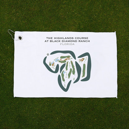 The Highlands Course at Black Diamond Ranch, Florida - Printed Golf Courses