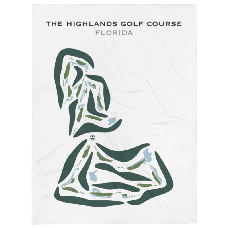 The Highlands Golf Course, Florida - Printed Golf Courses