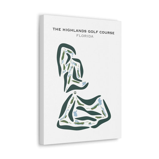 The Highlands Golf Course, Florida - Printed Golf Courses