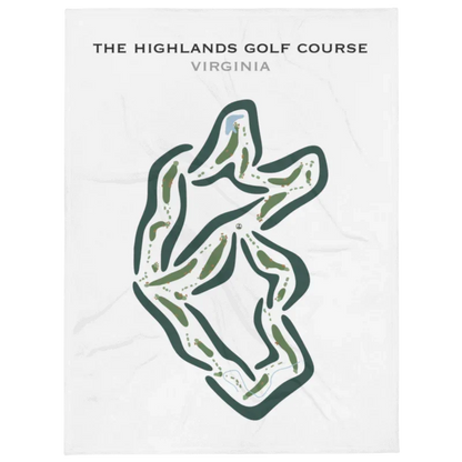 The Highlands Golf Course, Virginia - Printed Golf Courses