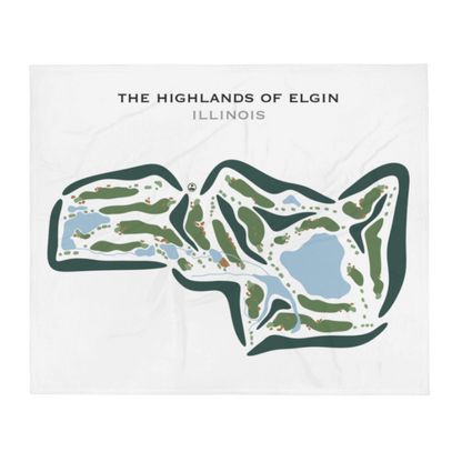 The Highlands of Elgin, Illinois - Printed Golf Courses