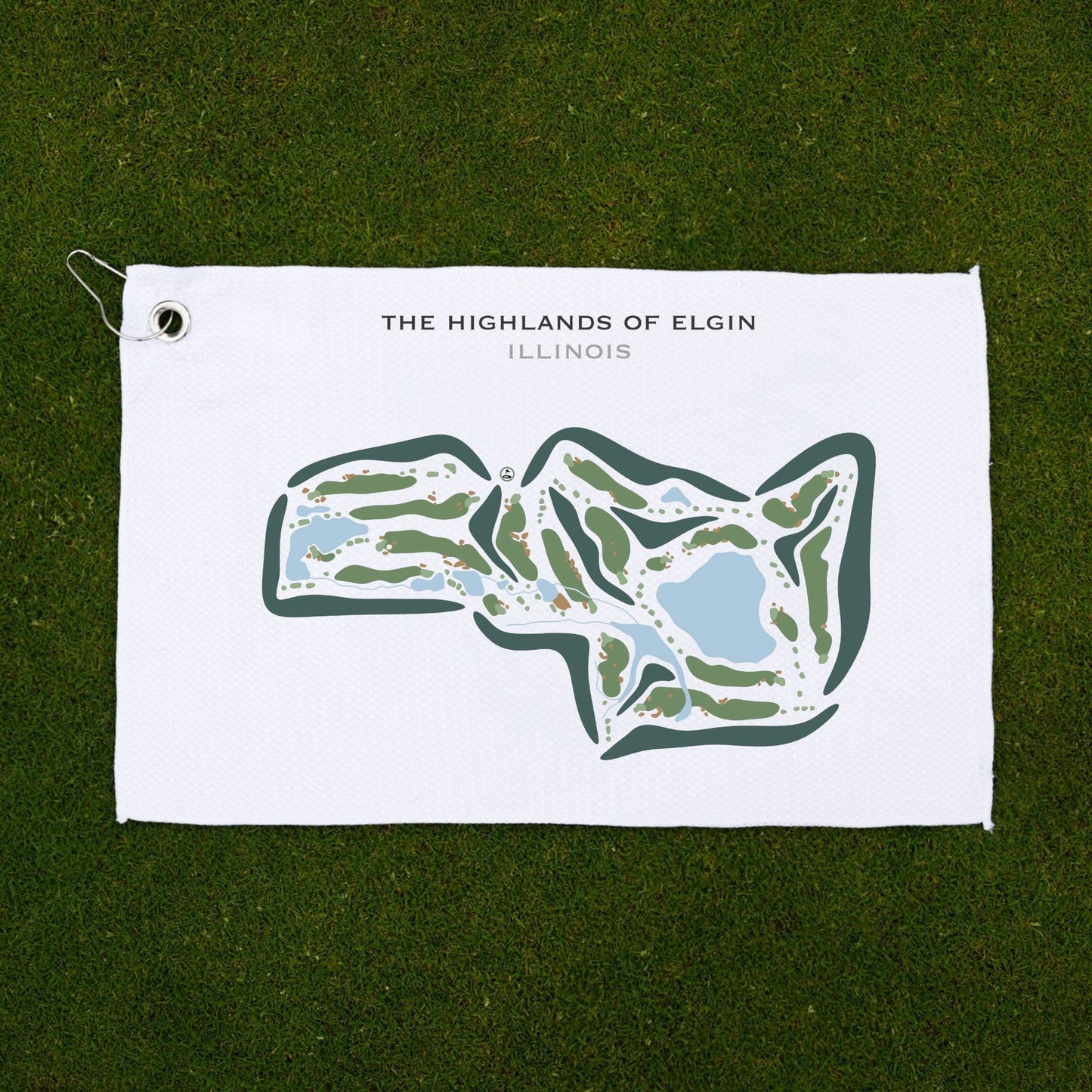 The Highlands of Elgin, Illinois - Printed Golf Courses