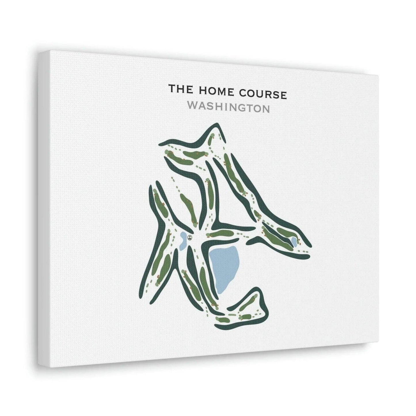 The Home Course, Washington - Printed Golf Courses
