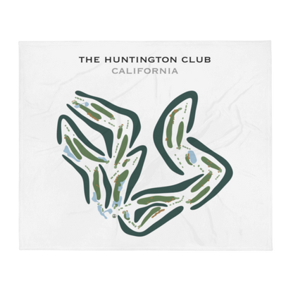 The Huntington Club, California - Printed Golf Courses