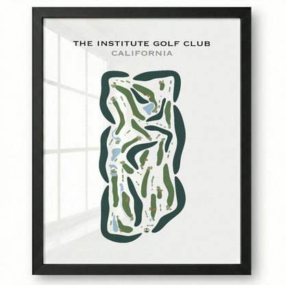 The Institute Golf Club, California - Printed Golf Courses