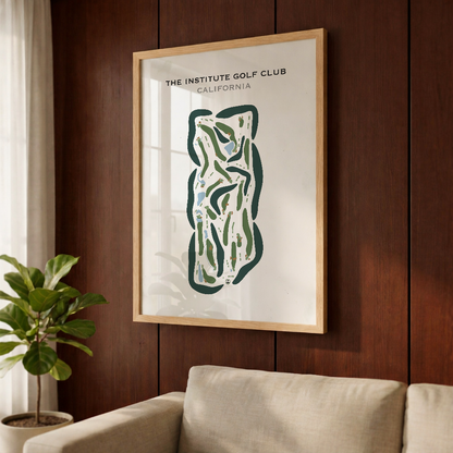 The Institute Golf Club, California - Printed Golf Courses