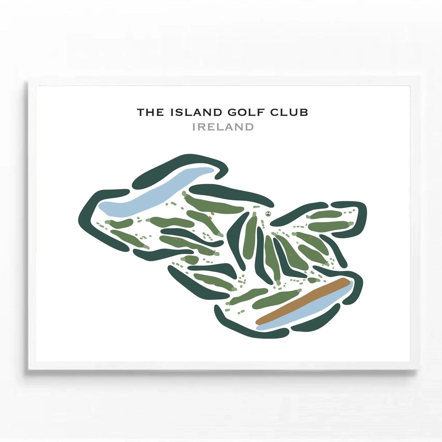 The Island Golf Club, Ireland - Printed Golf Courses