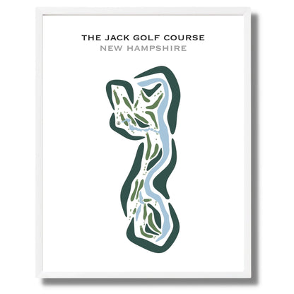 The Jack Golf Course, New Hampshire - Printed Golf Courses