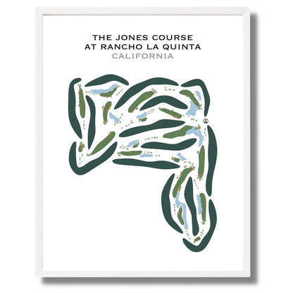 The Jones Course at Rancho La Quinta, California - Printed Golf Courses