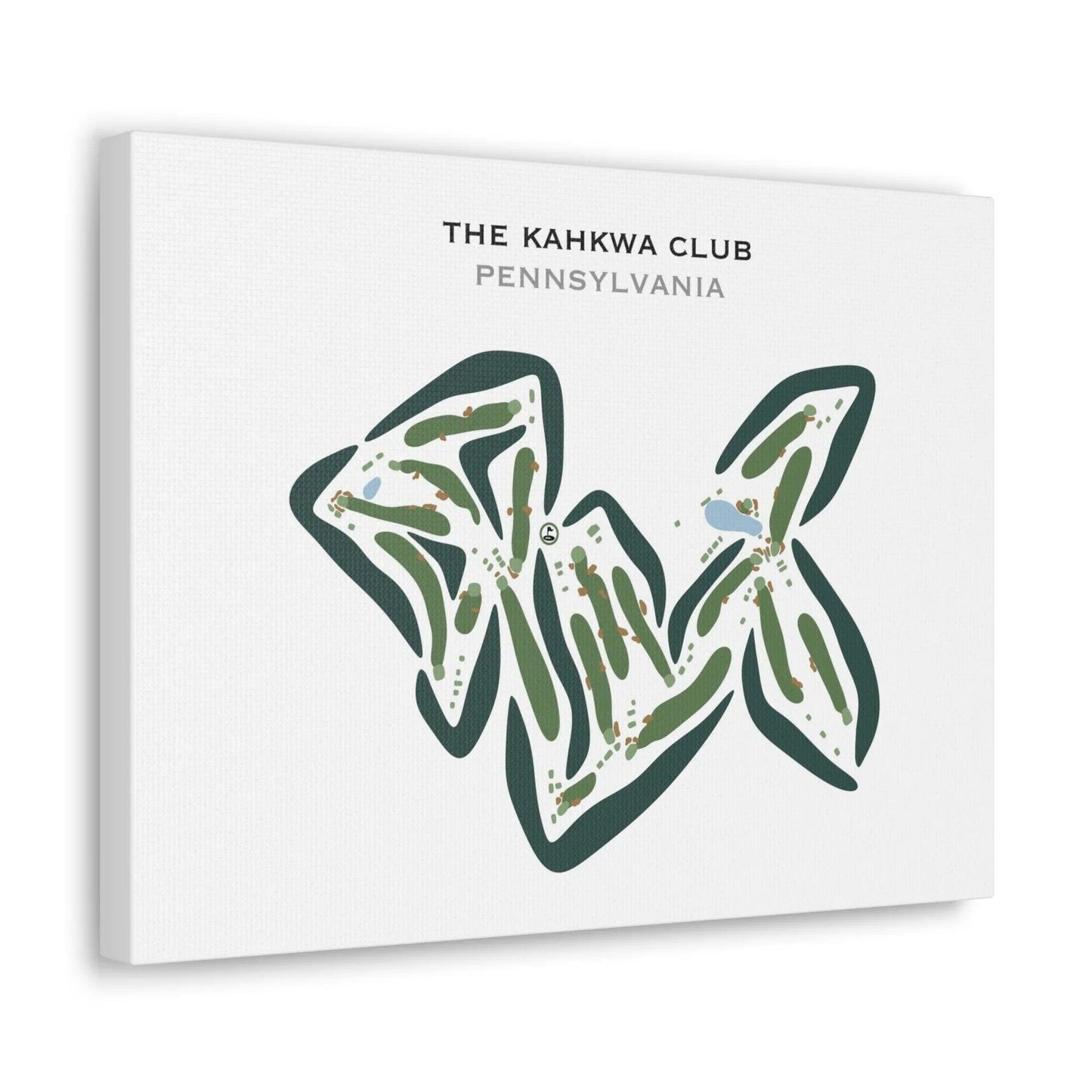The Kahkwa Club, Pennsylvania - Printed Golf Courses