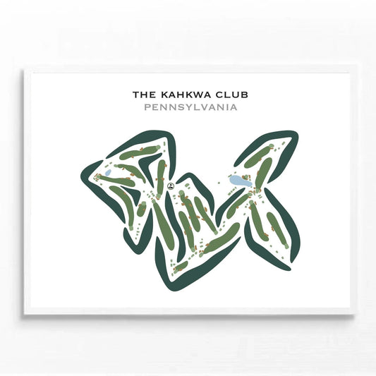The Kahkwa Club, Pennsylvania - Printed Golf Courses