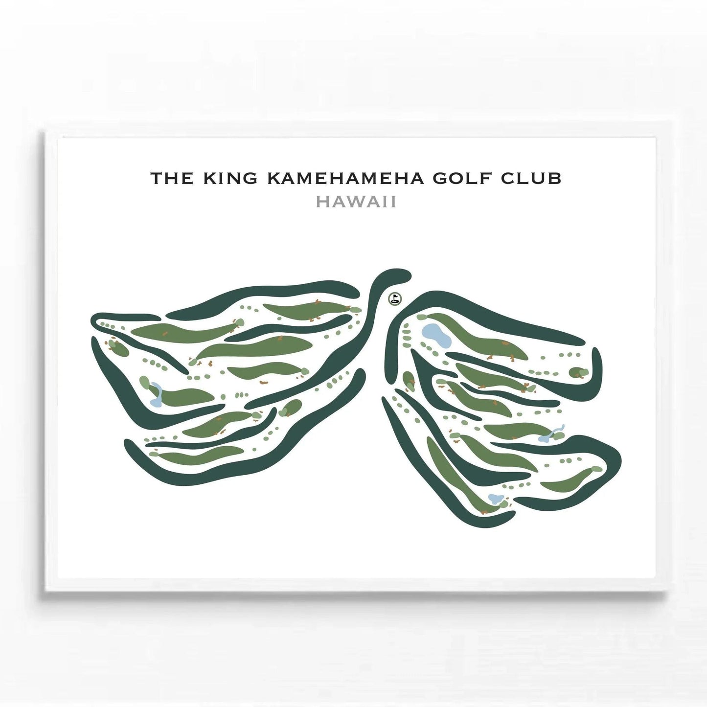 The King Kamehameha Golf Club, Hawaii - Printed Golf Courses