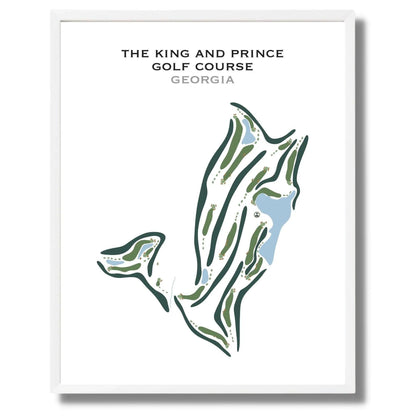 The King and Prince Golf Course, Georgia - Printed Golf Courses