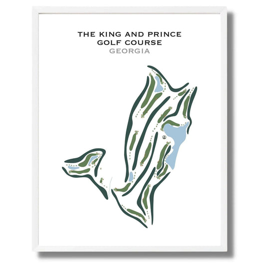 The King and Prince Golf Course, Georgia - Printed Golf Courses