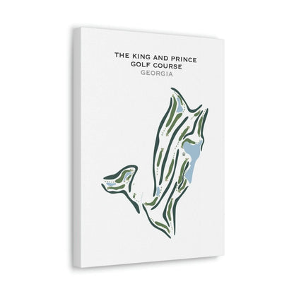 The King and Prince Golf Course, Georgia - Printed Golf Courses