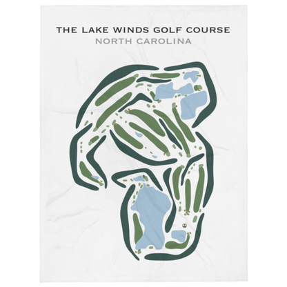 Lake Winds Golf Course, North Carolina - Printed Golf Courses